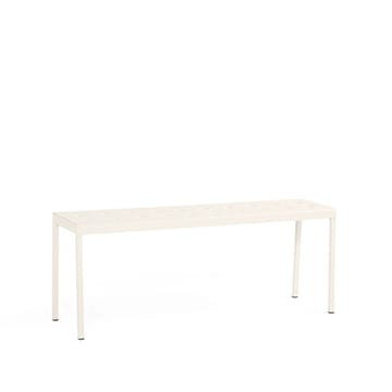 Balcony bänk - chalk beige, 119,5 cm - HAY