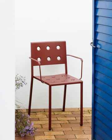 Balcony Dining Armchair karmstol - Iron red - HAY