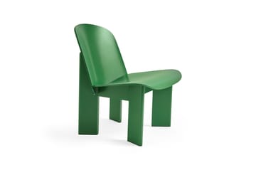 Chisel lounge chair - Lush green lackad bok - HAY