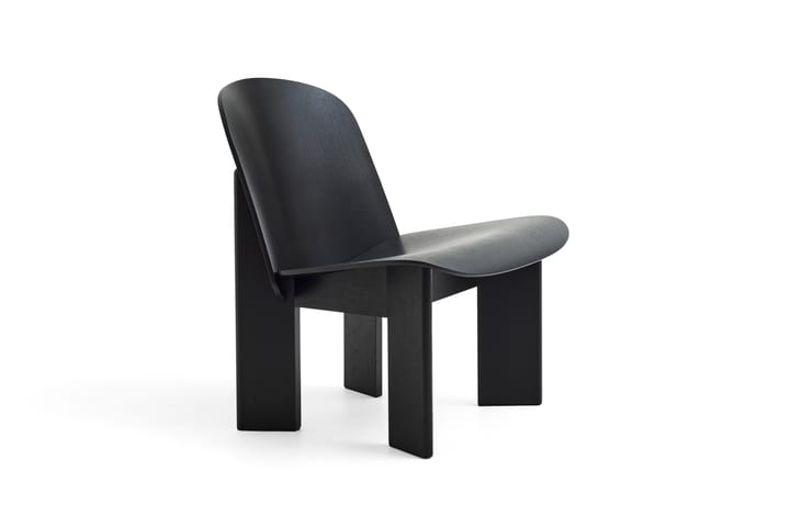 Chisel lounge chair - Svart lackad ek - HAY