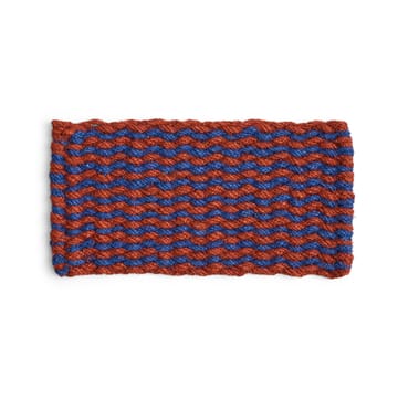 Coco Stripe Wave dörrmatta - Brown-navy - HAY