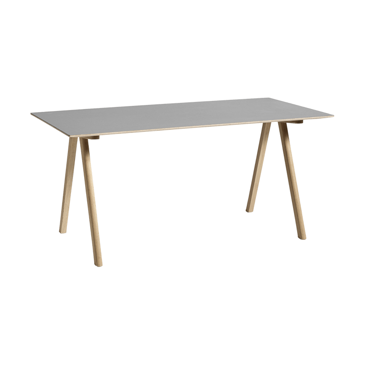 CPH10 2.0 skrivbord 80x160 cm, Grey linoleum-lacquered oak HAY