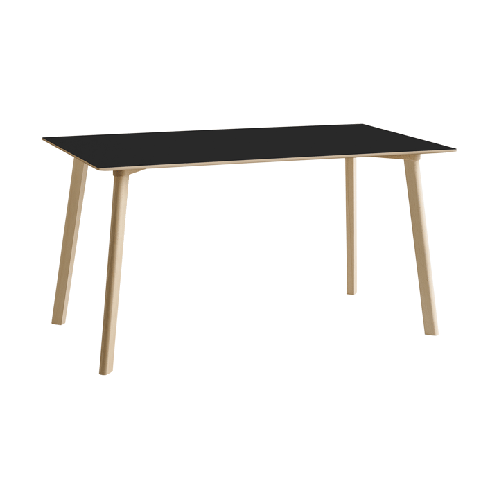 CPH210 Deux 2.0 bord 75x140 cm - Black laminate-untreated beech - HAY