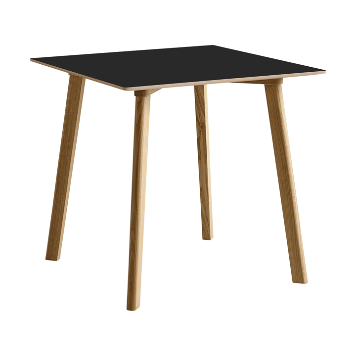 CPH210 Deux 2.0 bord 75x75 cm - Black laminate-lacquered oak - HAY