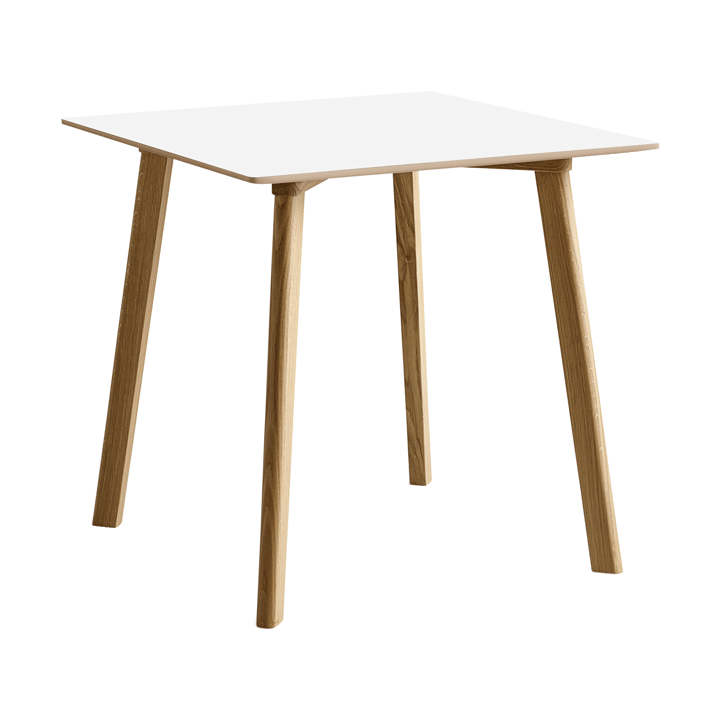 CPH210 Deux 2.0 bord 75x75 cm - Pearl white-lacquered oak - HAY