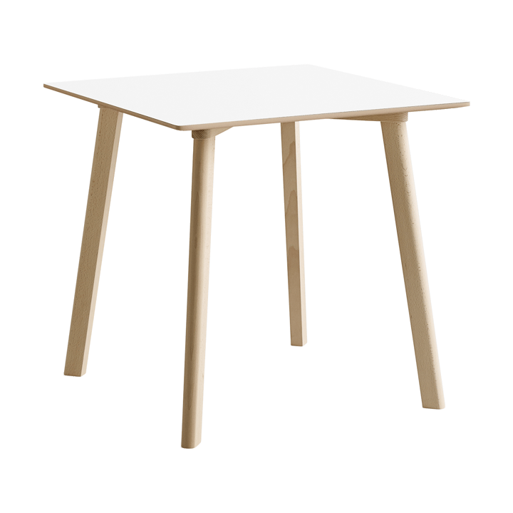 CPH210 Deux 2.0 bord 75x75 cm - Pearl white-untreated beech - HAY