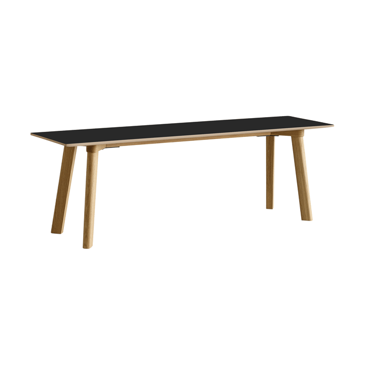 CPH215 Deux 2.0 bänk 140 cm - Black laminate-lacquered oak - HAY