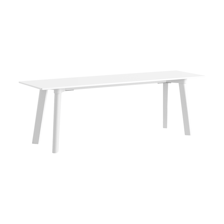 CPH215 Deux 2.0 bänk 140 cm, Pearl white-lacquered beech HAY