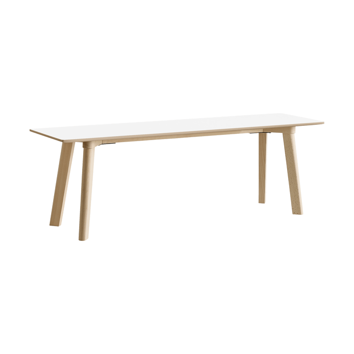 CPH215 Deux 2.0 bänk 140 cm, Pearl white-untreated beech HAY