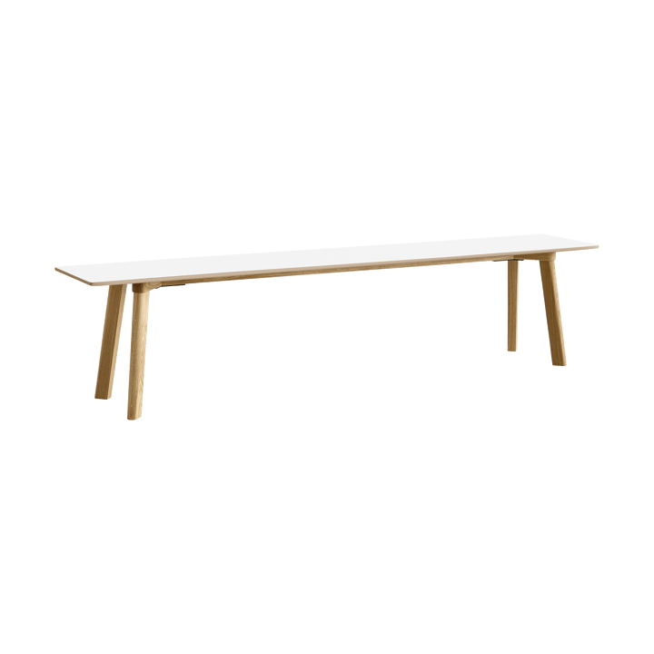 CPH215 Deux 2.0 bänk 200 cm, Pearl white-lacquered oak HAY