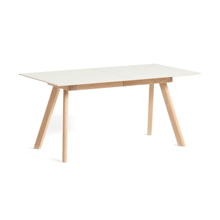 CPH30 2.0 Extendable matbord 80x160 cm - Off white linoleum-lacq. oak - HAY