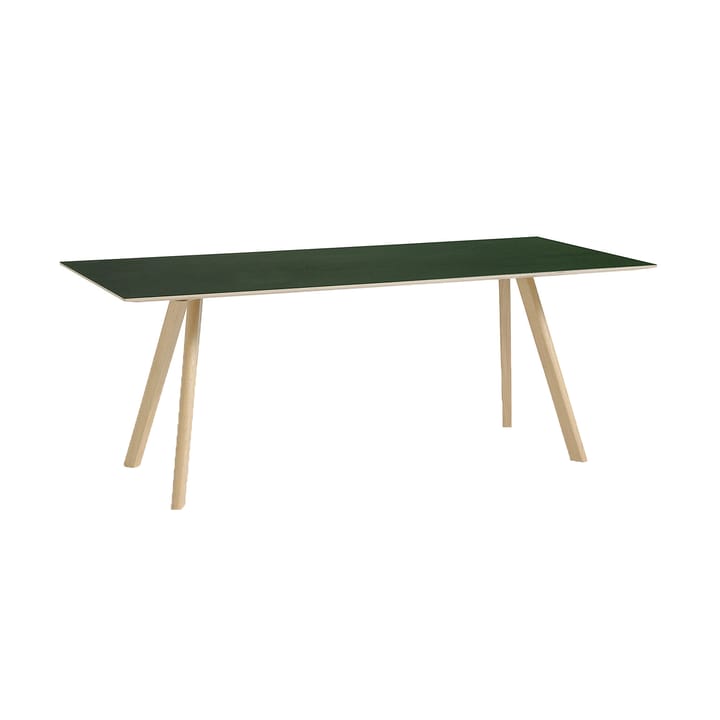 CPH30 2.0 matbord 90x200 cm, Green linoleum-lacquered oak HAY