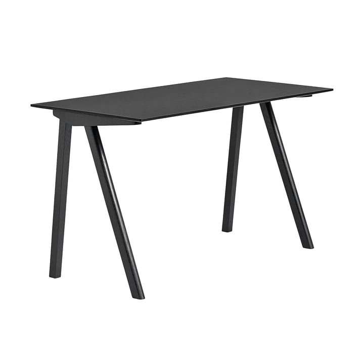 CPH90 2.0 skrivbord 65x130 cm, Black linoleum-lacquered oak HAY