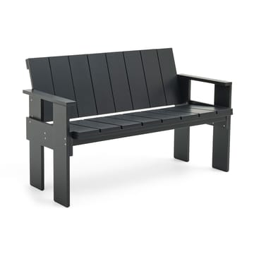 Crate Dining Bench bänk lackad furu - Black - HAY