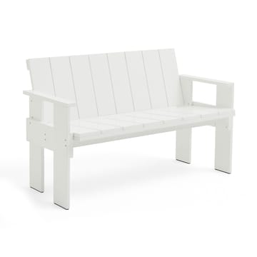 Crate Dining Bench bänk lackad furu - White - HAY