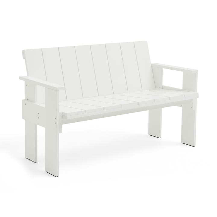 Crate Dining Bench bänk lackad furu, White HAY