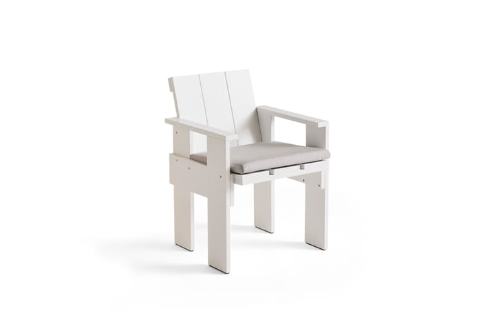 Crate Dining Chair karmstol lackad furu, White HAY