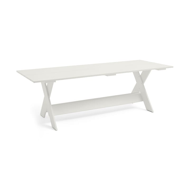 Crate Dining Table bord 230x89,5 cm lackad furu, White HAY