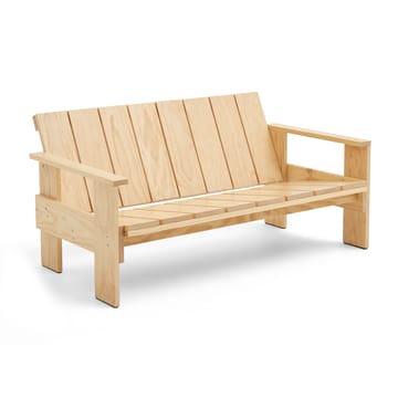 Crate Lounge soffa lackad furu - Klar - HAY