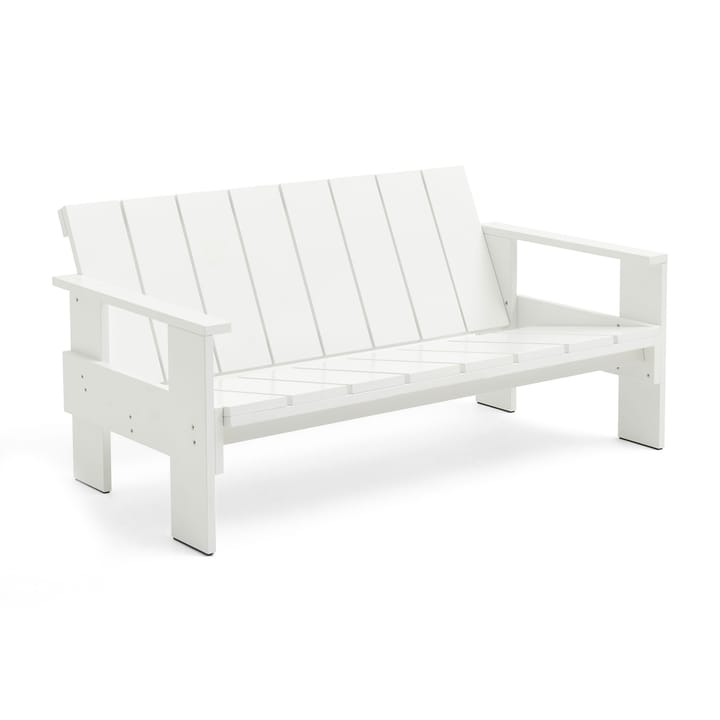 Crate Lounge soffa lackad furu - White - HAY