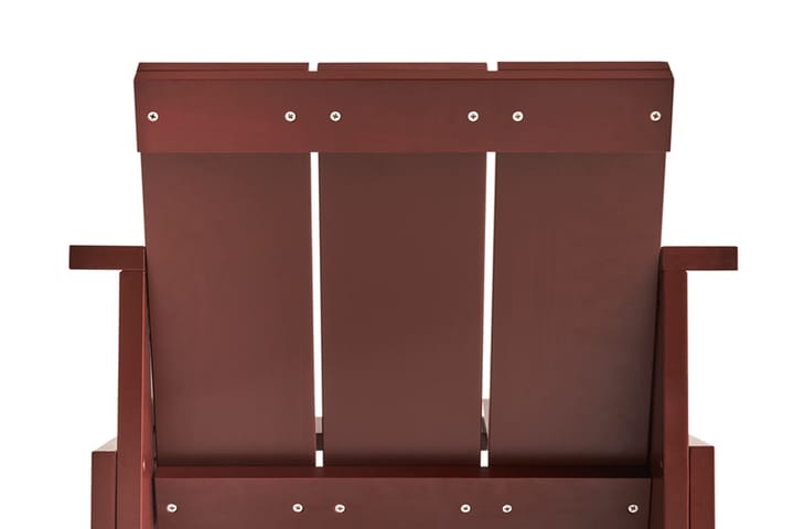 Crate loungestol lackad furu, Iron red HAY