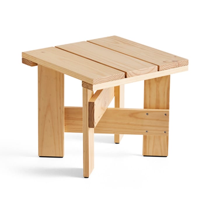 Crate Low Table bord 45x45x40 cm lackad furu, Water-based lacquered pinewood HAY