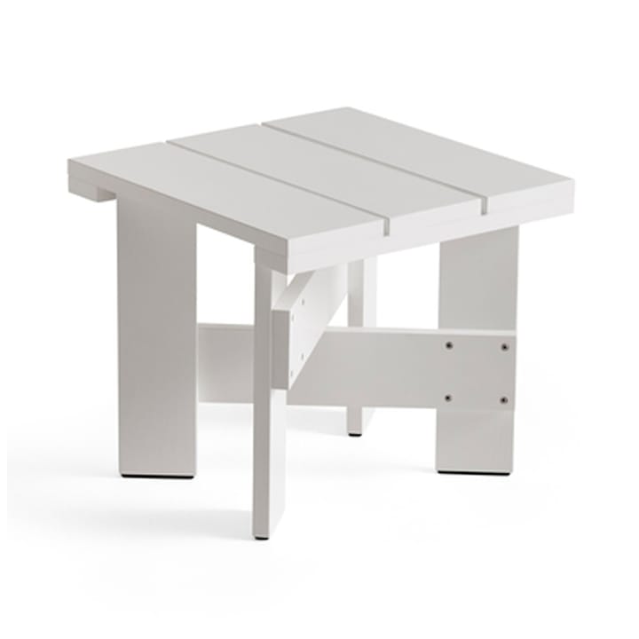 Crate Low Table bord 45x45x40 cm lackad furu, White HAY