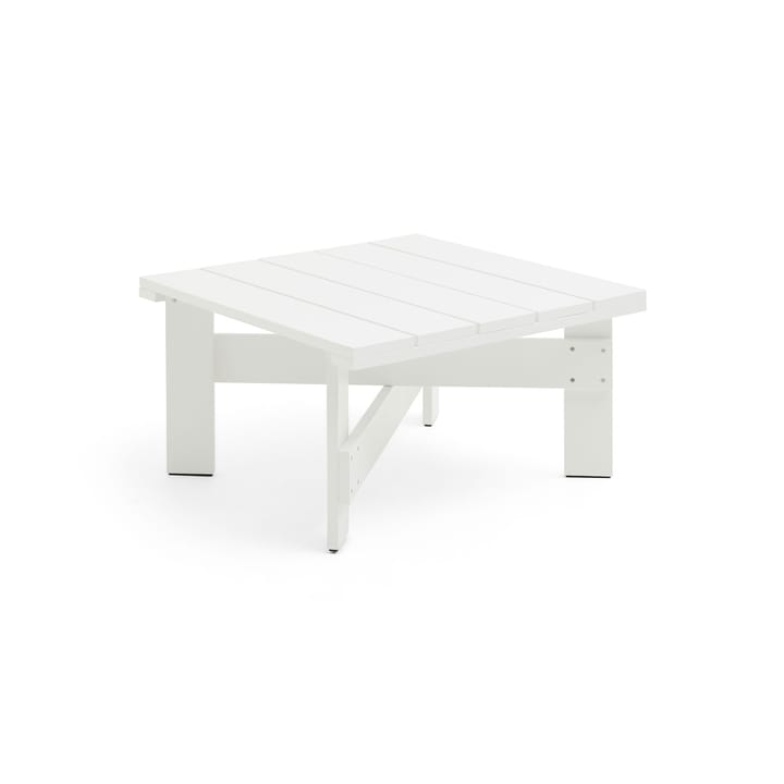 Crate Low table bord 75,5x75,5 cm lackad furu, White HAY