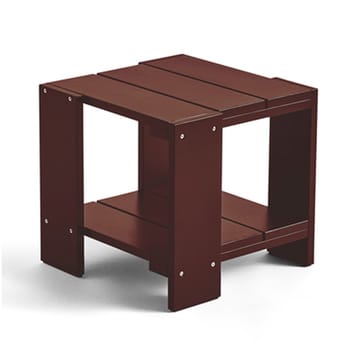 Crate Side Table bord 49,5x49,5x45 cm lackad furu - Iron red - HAY