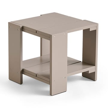 Crate Side Table bord 49,5x49,5x45 cm lackad furu - London fog - HAY