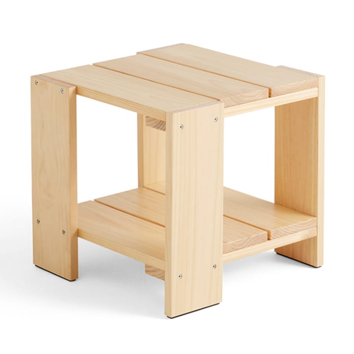 Crate Side Table bord 49,5x49,5x45 cm lackad furu, Water-based lacquered pinewood HAY