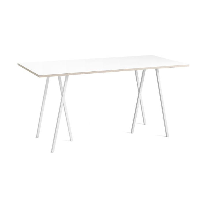 Loop Stand incl. support barbord 92,5x200 cm - White-white laminate-plywood - HAY