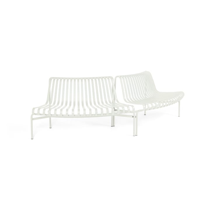 Palissade Dining parkbänk out-out - Cream white - HAY