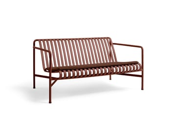 Palissade loungesoffa - Iron red - HAY