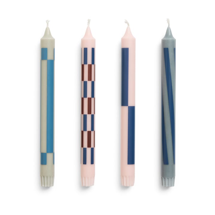 Pattern ljus mix 4-pack - Light pink-blue - HAY