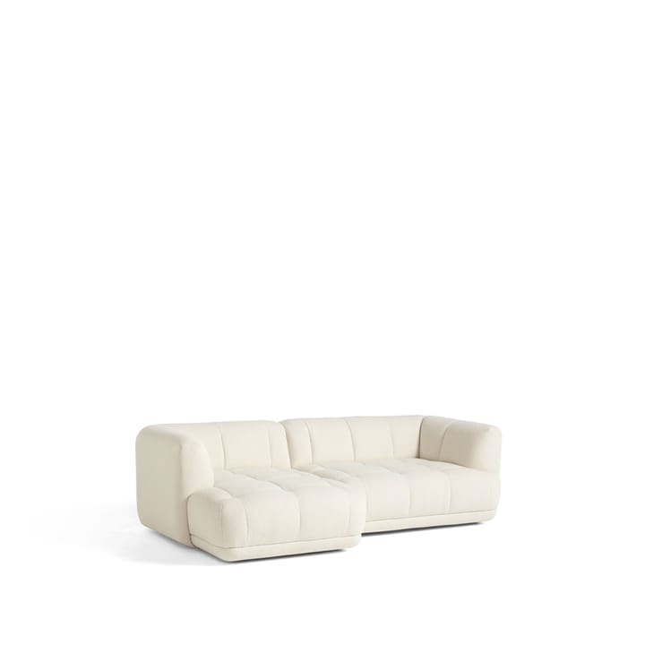 Quilton kombination 19 modulsoffa divan vänster - Flamiber a5 cream - HAY