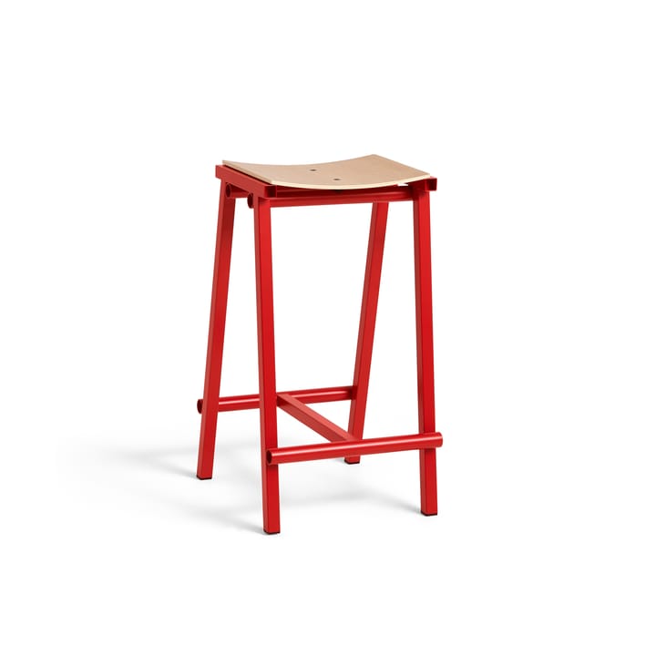 Taburete 8 low barstol 65 cm, Signal red HAY