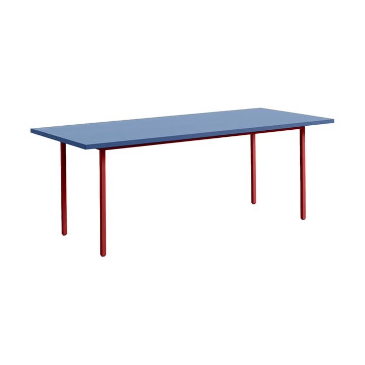 Two-Colour matbord Ø105 cm - Maroon red-blue - HAY