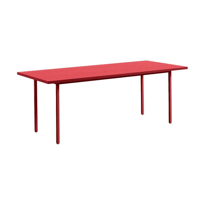 Two-Colour matbord Ø105 cm - Maroon red-red - HAY