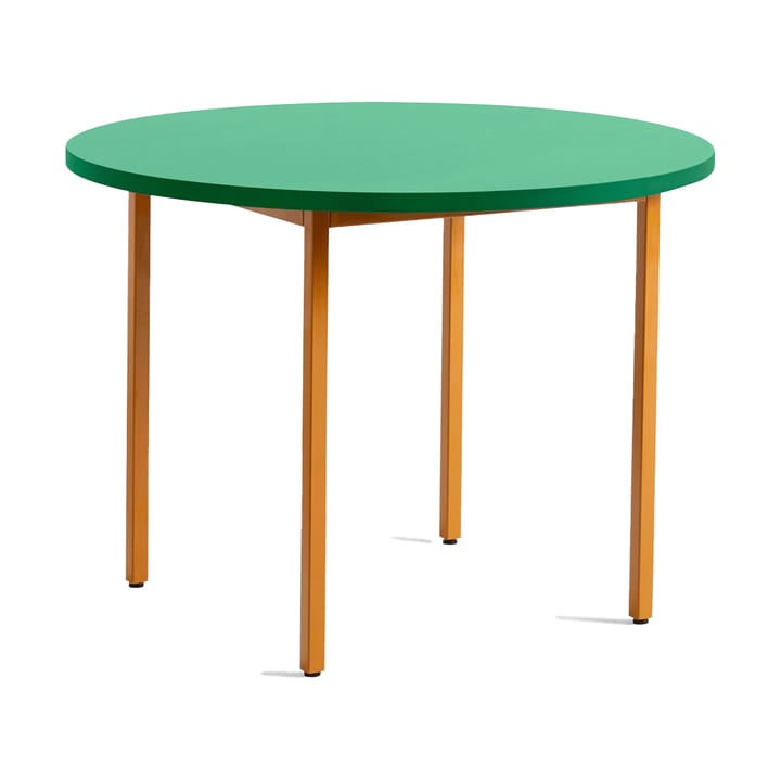 Two-Colour matbord Ø105 cm - Ochre-green mint - HAY