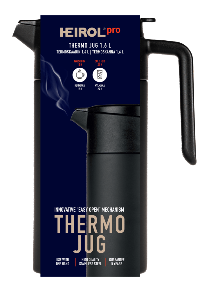 Heirol termoskanna 1,6 l - Svart - Heirol