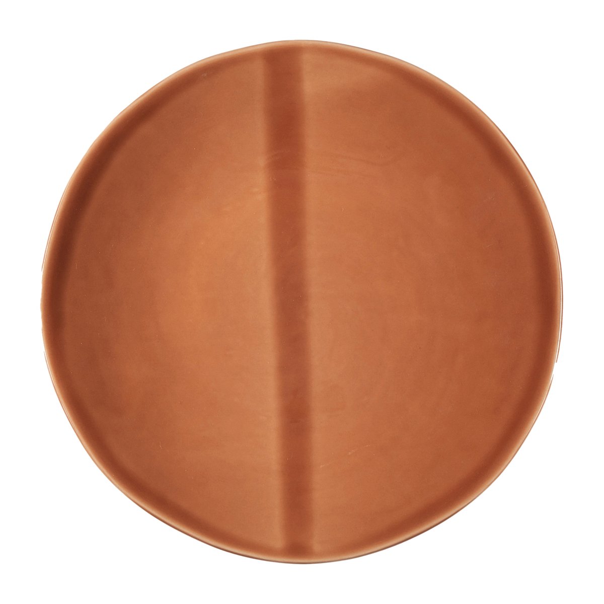 Heirol x Nosse Smooth tallrik Ø23 cm Terracotta | Skandinavisk Design | Mattallrikar | Brun