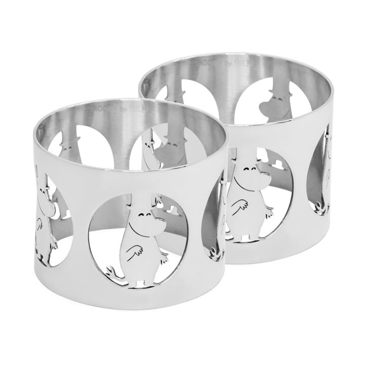 Hilke X Mumin servettring Moominpappa 2-pack, Mässing Hilke Collection