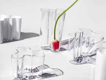 Alvar Aalto vas opal (vit) - 160 mm - Iittala