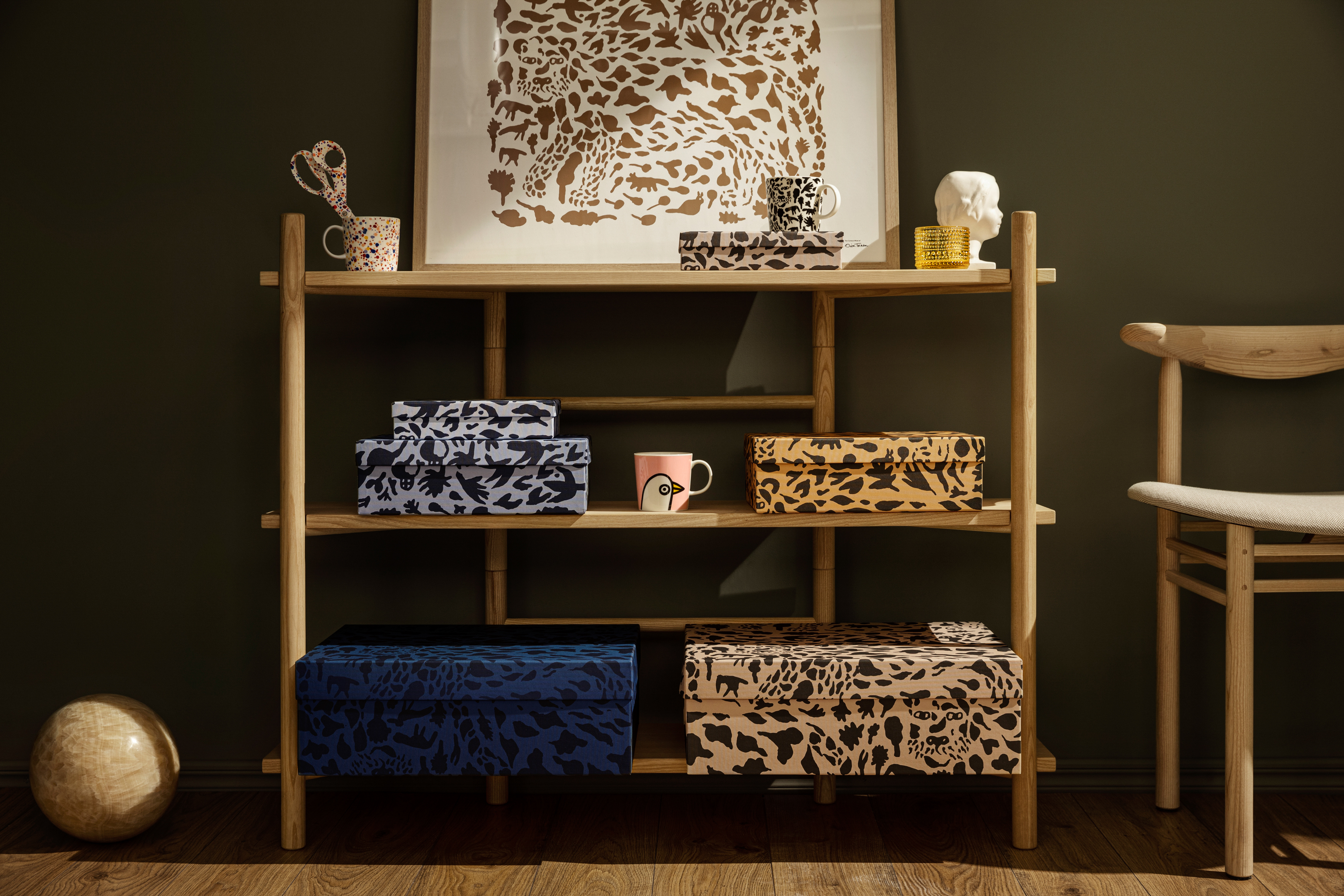 Oiva Toikka Cheetah poster brun - Iittala → NordicNest.se