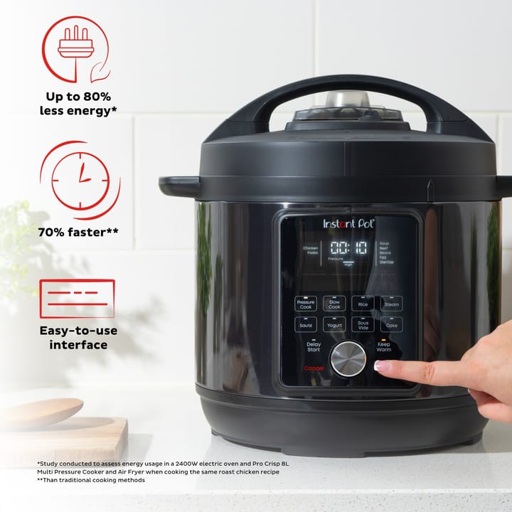 Instant Pot duo plus multikokare, Black Instant Pot