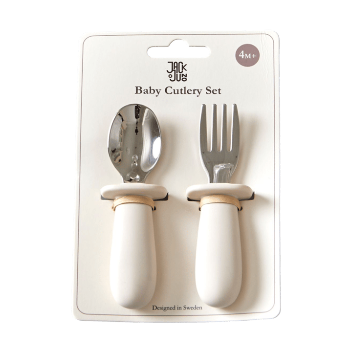 Baby bestickset 2 delar - Cream - Jack o Juno