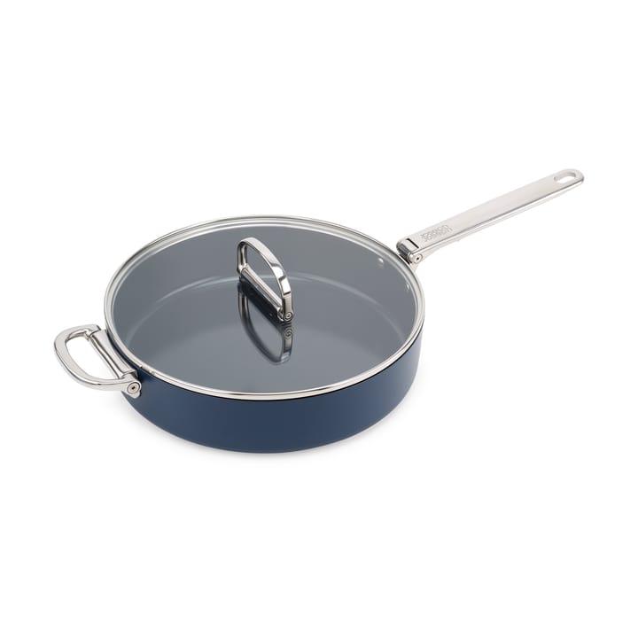 Space non stick kastrull med lock Ø28 cm - Blå - Joseph Joseph