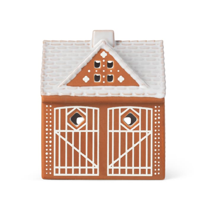 Gingerbread ljushus - Christmas barn 11,5 cm - Kähler