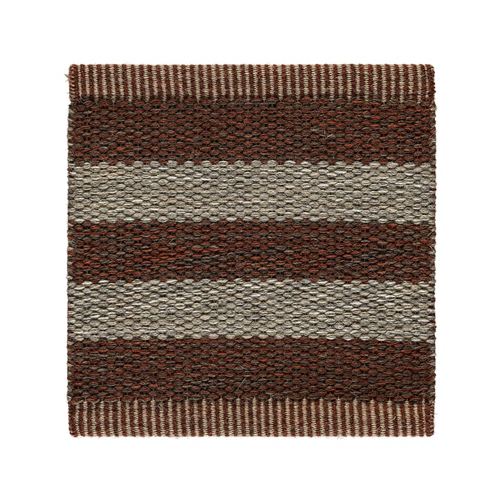 Narrow Stripe Icon matta, Red clay 240x160 cm Kasthall